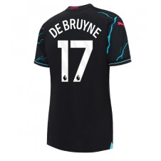 Manchester City Kevin De Bruyne #17 Tredje Tröja Dam 2023-24 Korta ärmar